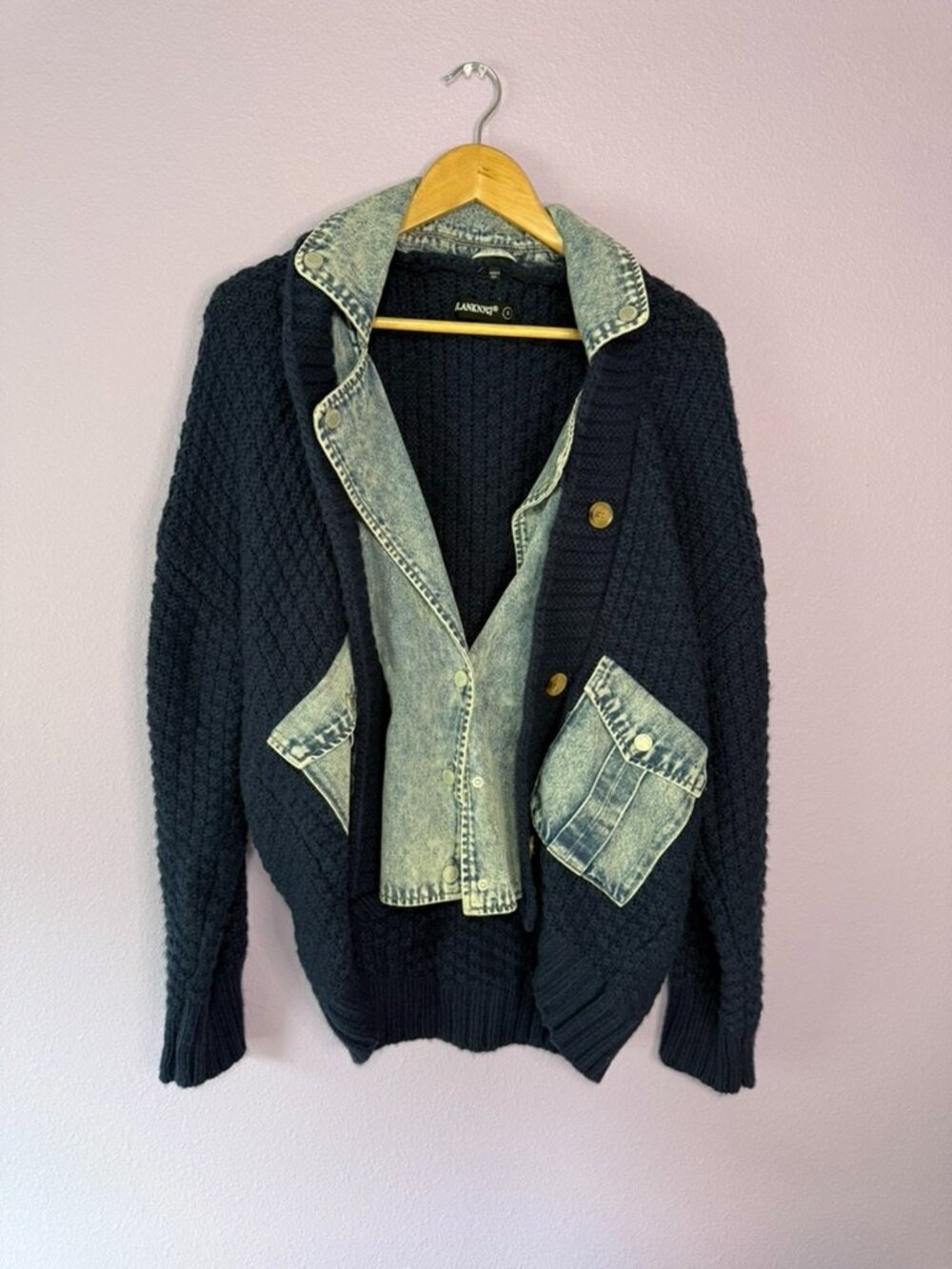 Blanknyc button down cardigan